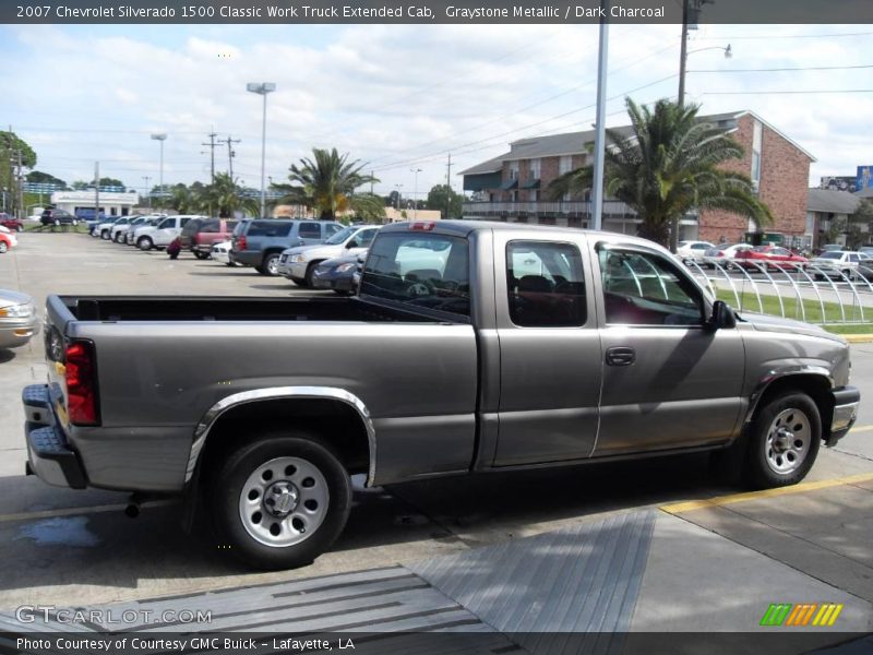 Graystone Metallic / Dark Charcoal 2007 Chevrolet Silverado 1500 Classic Work Truck Extended Cab
