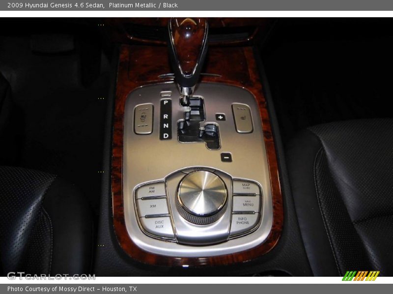 Platinum Metallic / Black 2009 Hyundai Genesis 4.6 Sedan
