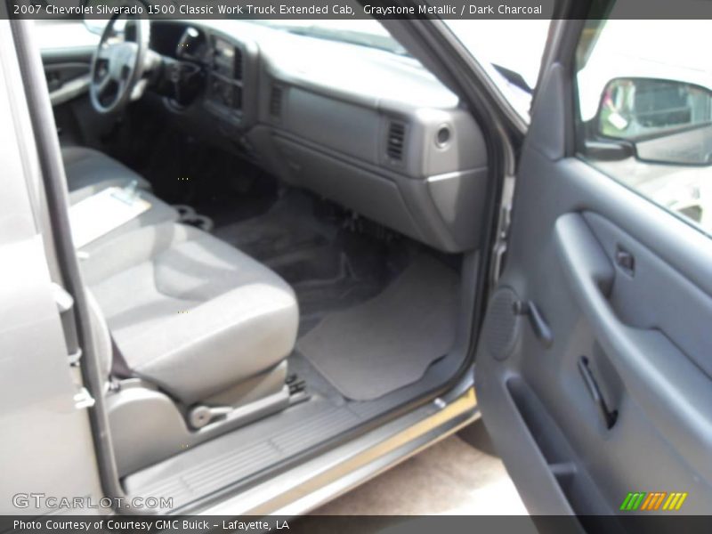 Graystone Metallic / Dark Charcoal 2007 Chevrolet Silverado 1500 Classic Work Truck Extended Cab