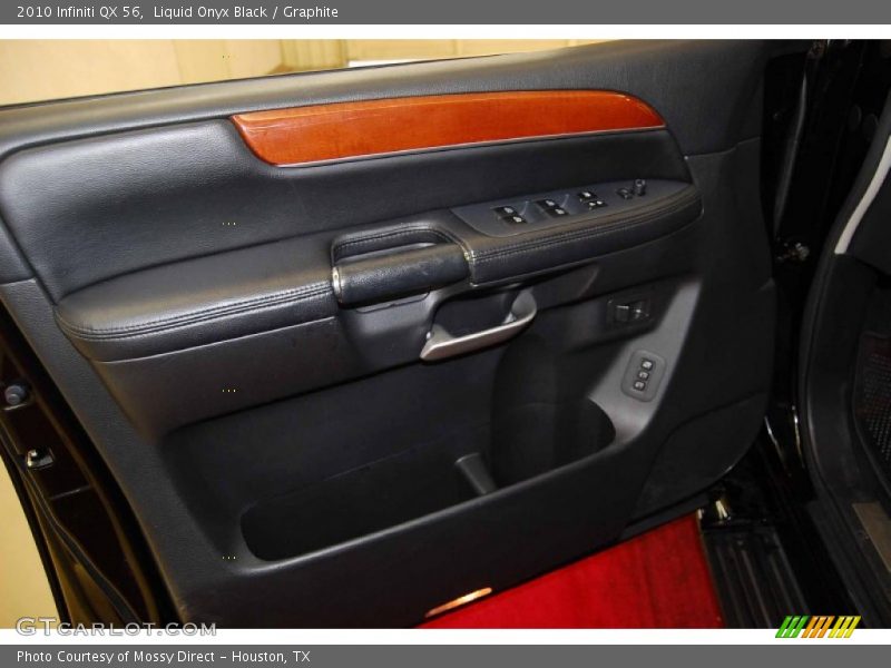 Liquid Onyx Black / Graphite 2010 Infiniti QX 56