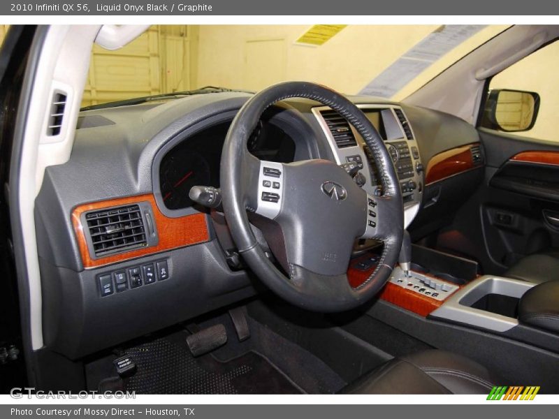Liquid Onyx Black / Graphite 2010 Infiniti QX 56