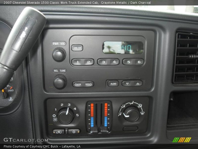 Graystone Metallic / Dark Charcoal 2007 Chevrolet Silverado 1500 Classic Work Truck Extended Cab