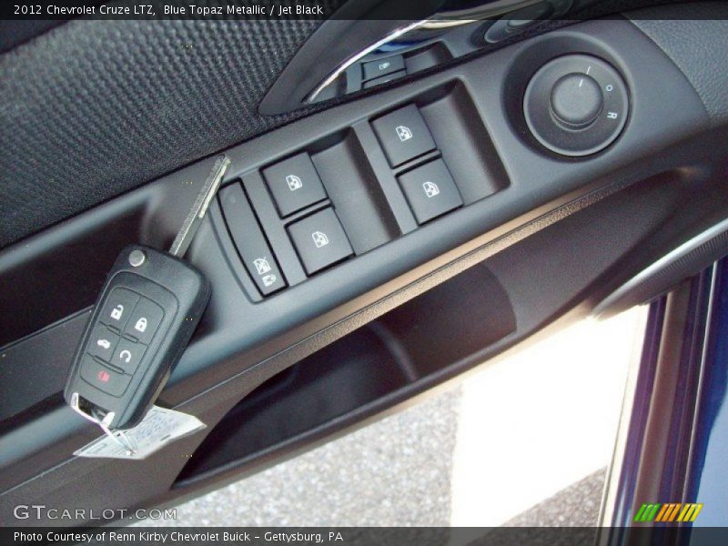 Blue Topaz Metallic / Jet Black 2012 Chevrolet Cruze LTZ