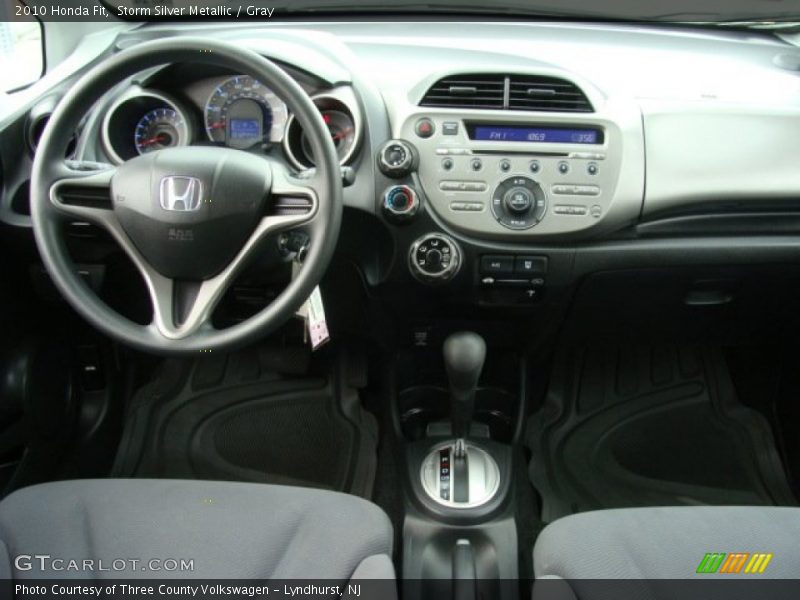 Storm Silver Metallic / Gray 2010 Honda Fit