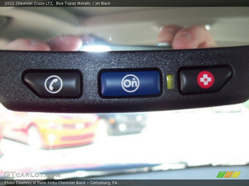 Blue Topaz Metallic / Jet Black 2012 Chevrolet Cruze LTZ