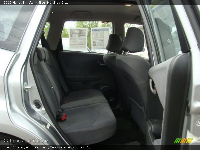 Storm Silver Metallic / Gray 2010 Honda Fit
