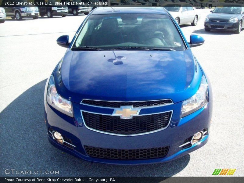 Blue Topaz Metallic / Jet Black 2012 Chevrolet Cruze LTZ
