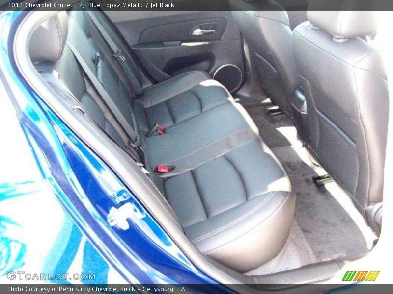 Blue Topaz Metallic / Jet Black 2012 Chevrolet Cruze LTZ