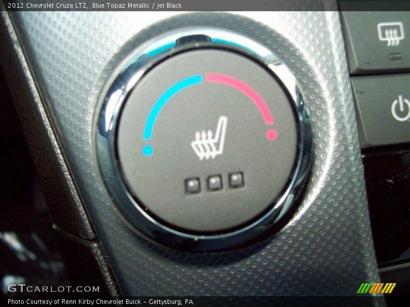 Blue Topaz Metallic / Jet Black 2012 Chevrolet Cruze LTZ