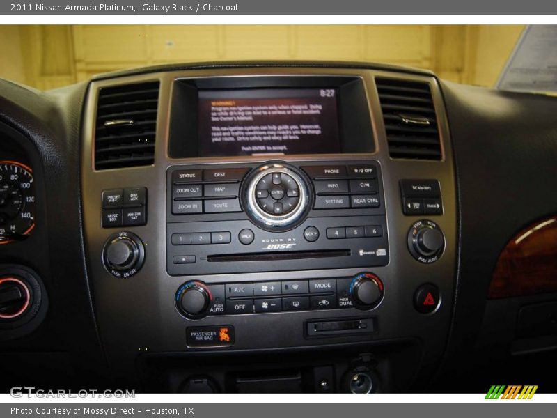 Galaxy Black / Charcoal 2011 Nissan Armada Platinum