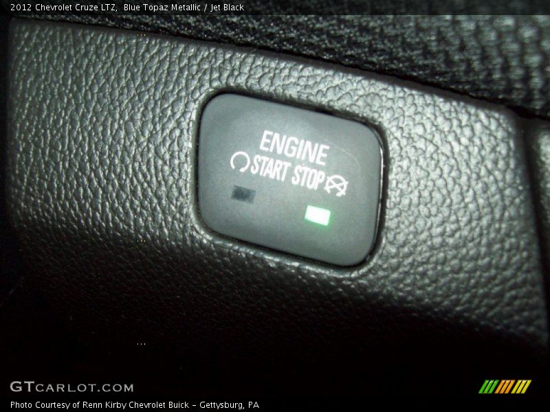 Blue Topaz Metallic / Jet Black 2012 Chevrolet Cruze LTZ