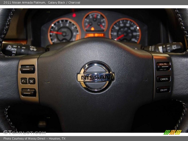 Galaxy Black / Charcoal 2011 Nissan Armada Platinum