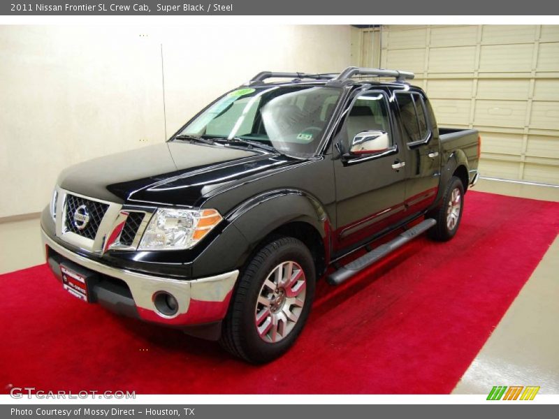 Super Black / Steel 2011 Nissan Frontier SL Crew Cab