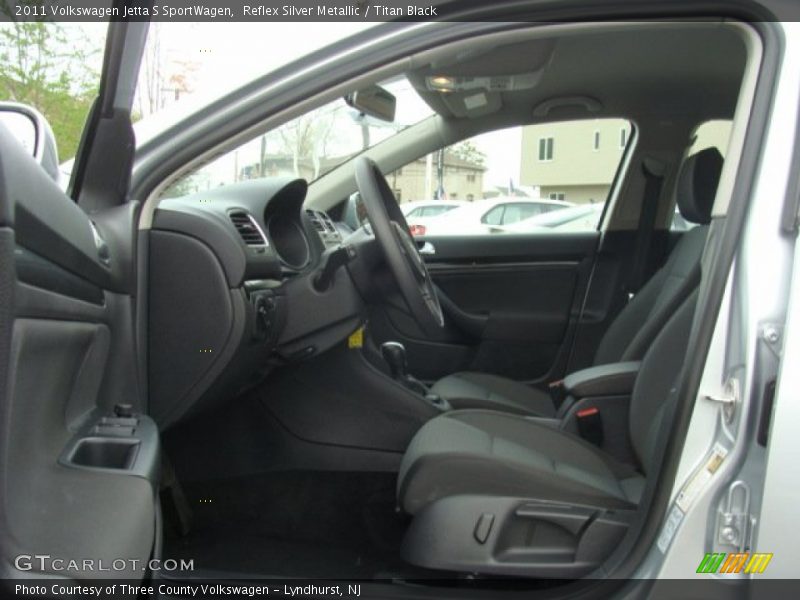 Reflex Silver Metallic / Titan Black 2011 Volkswagen Jetta S SportWagen