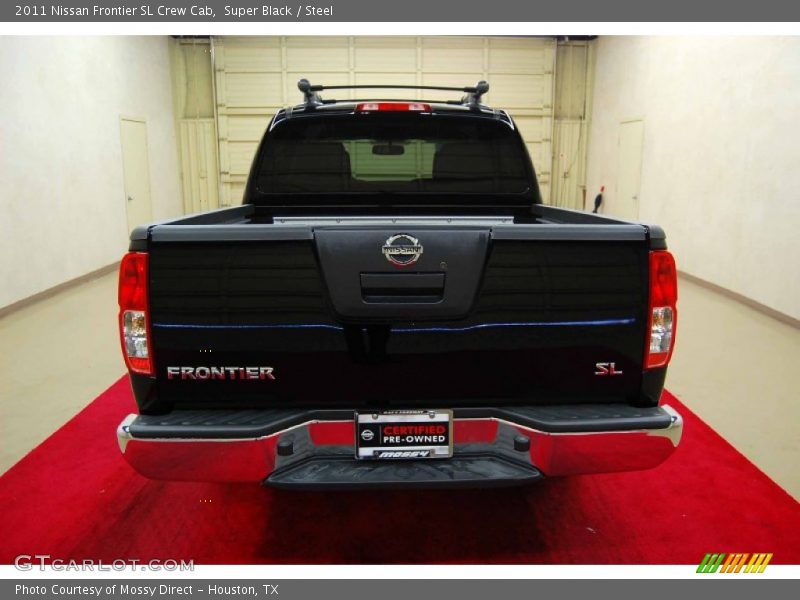 Super Black / Steel 2011 Nissan Frontier SL Crew Cab