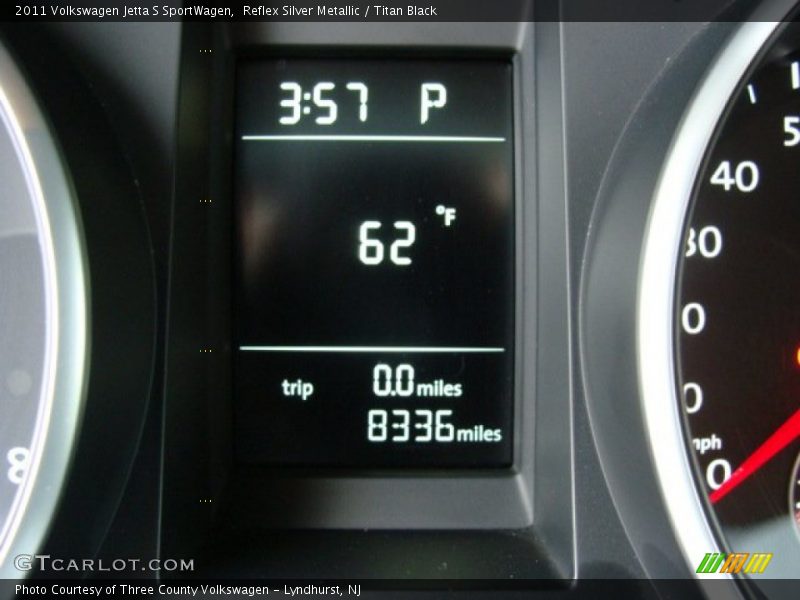 Reflex Silver Metallic / Titan Black 2011 Volkswagen Jetta S SportWagen