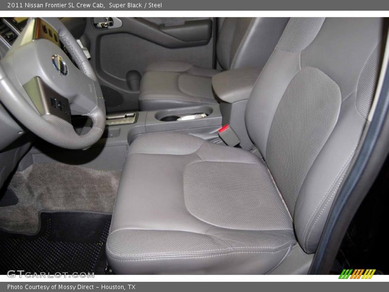 Super Black / Steel 2011 Nissan Frontier SL Crew Cab