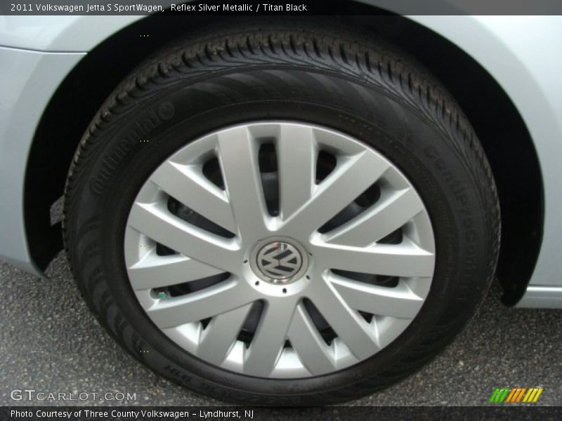 Reflex Silver Metallic / Titan Black 2011 Volkswagen Jetta S SportWagen