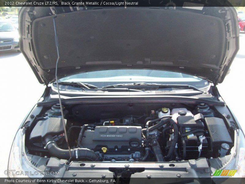 Black Granite Metallic / Cocoa/Light Neutral 2012 Chevrolet Cruze LTZ/RS