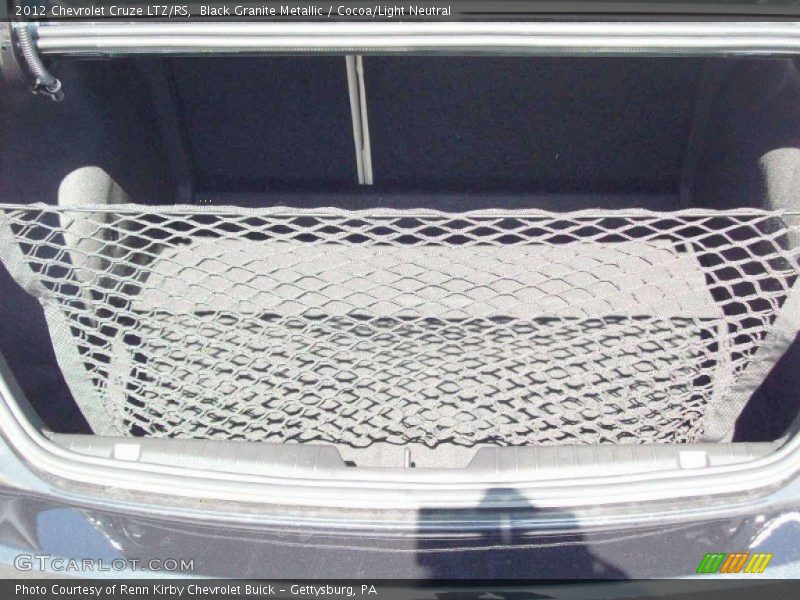 Black Granite Metallic / Cocoa/Light Neutral 2012 Chevrolet Cruze LTZ/RS