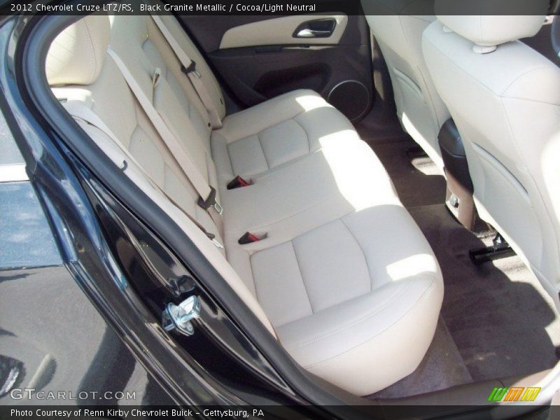 Black Granite Metallic / Cocoa/Light Neutral 2012 Chevrolet Cruze LTZ/RS