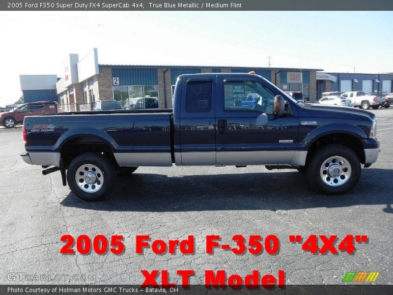 True Blue Metallic / Medium Flint 2005 Ford F350 Super Duty FX4 SuperCab 4x4