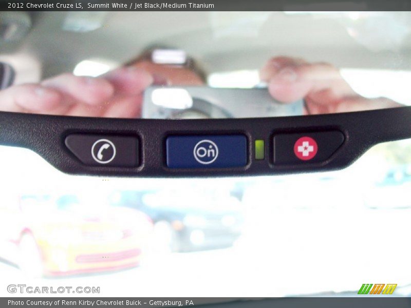 Summit White / Jet Black/Medium Titanium 2012 Chevrolet Cruze LS