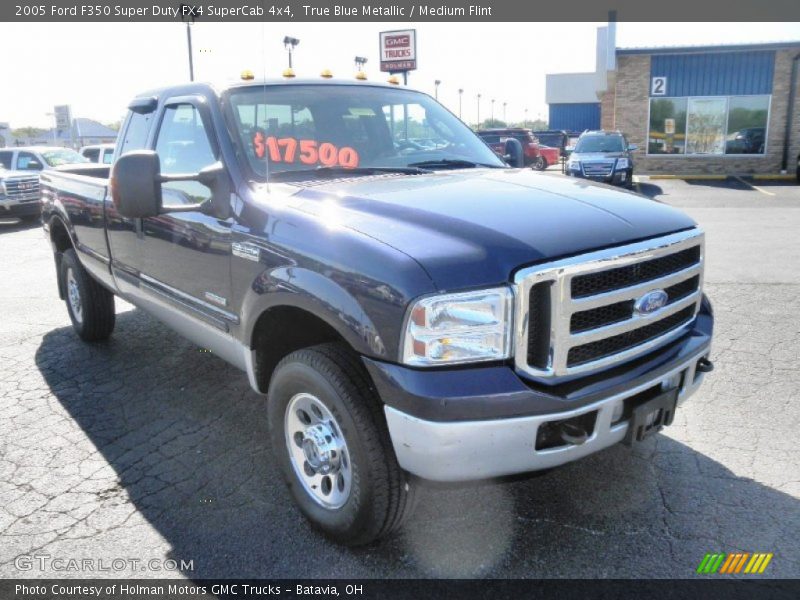 True Blue Metallic / Medium Flint 2005 Ford F350 Super Duty FX4 SuperCab 4x4