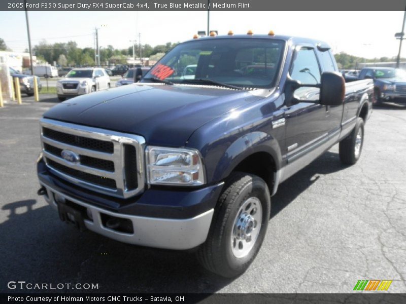 True Blue Metallic / Medium Flint 2005 Ford F350 Super Duty FX4 SuperCab 4x4