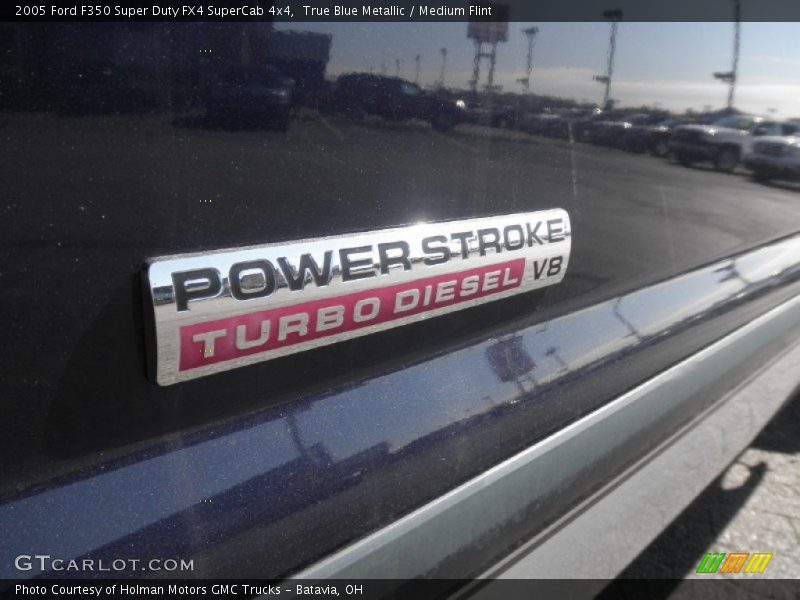 True Blue Metallic / Medium Flint 2005 Ford F350 Super Duty FX4 SuperCab 4x4