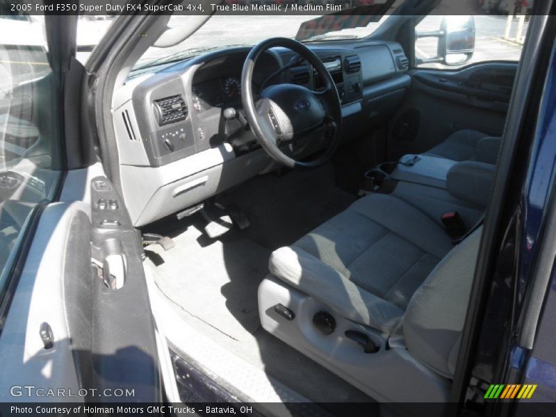True Blue Metallic / Medium Flint 2005 Ford F350 Super Duty FX4 SuperCab 4x4