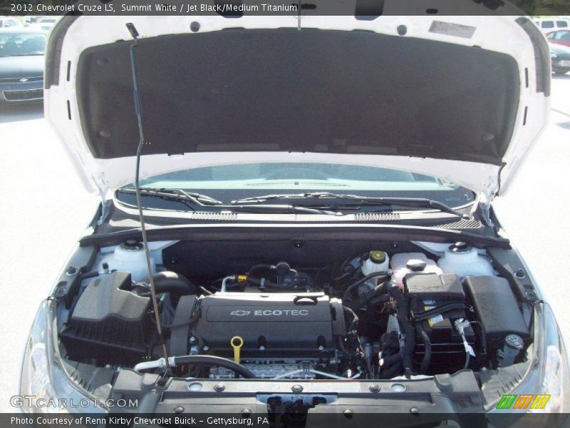 Summit White / Jet Black/Medium Titanium 2012 Chevrolet Cruze LS