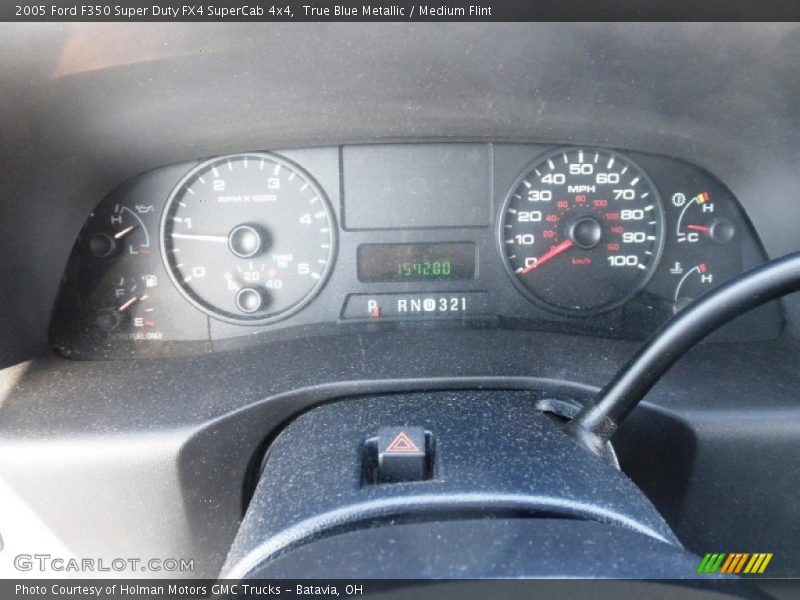 True Blue Metallic / Medium Flint 2005 Ford F350 Super Duty FX4 SuperCab 4x4