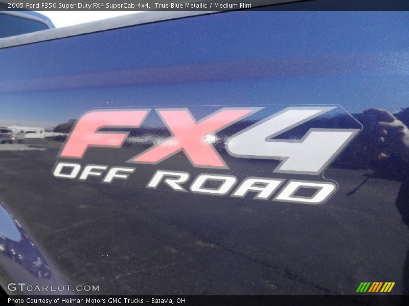 True Blue Metallic / Medium Flint 2005 Ford F350 Super Duty FX4 SuperCab 4x4