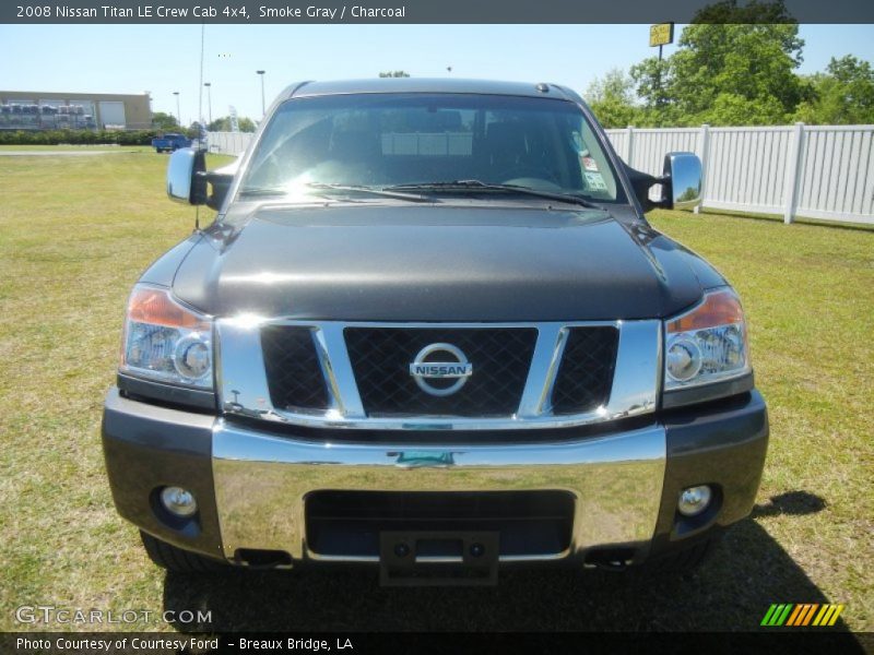 Smoke Gray / Charcoal 2008 Nissan Titan LE Crew Cab 4x4