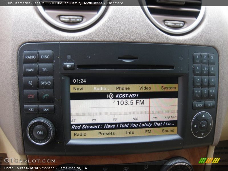 Arctic White / Cashmere 2009 Mercedes-Benz ML 320 BlueTec 4Matic