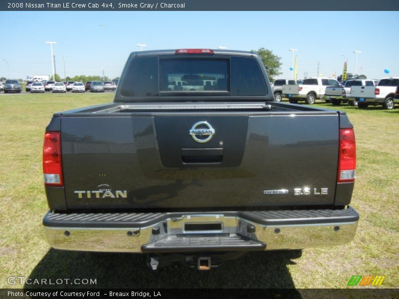 Smoke Gray / Charcoal 2008 Nissan Titan LE Crew Cab 4x4