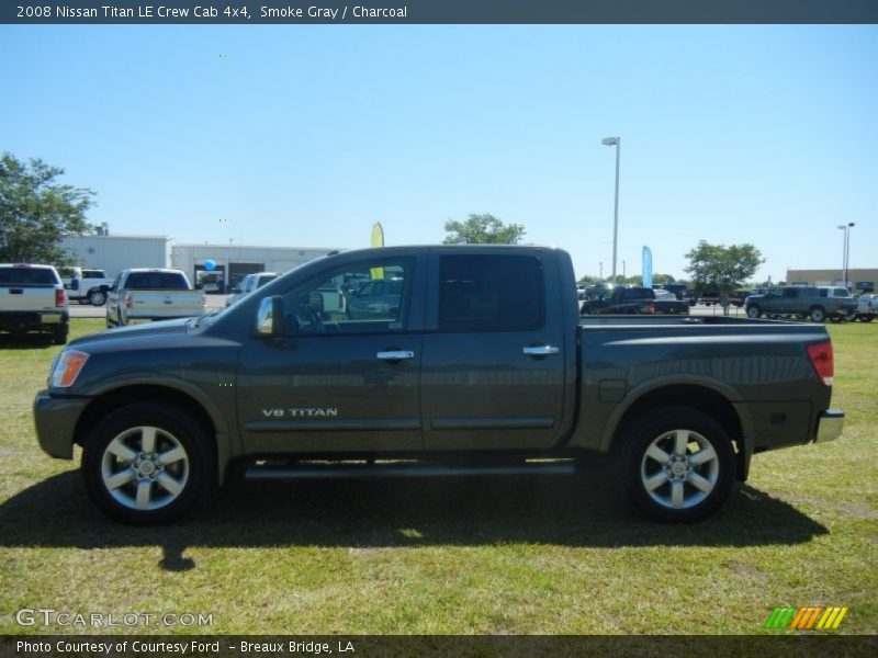 Smoke Gray / Charcoal 2008 Nissan Titan LE Crew Cab 4x4