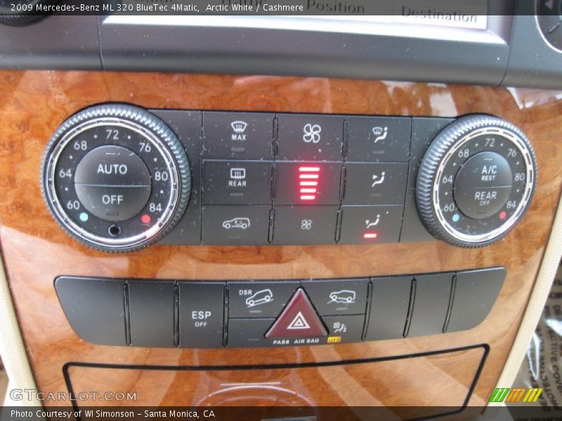 Arctic White / Cashmere 2009 Mercedes-Benz ML 320 BlueTec 4Matic