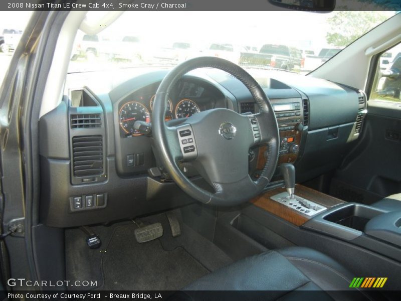 Smoke Gray / Charcoal 2008 Nissan Titan LE Crew Cab 4x4