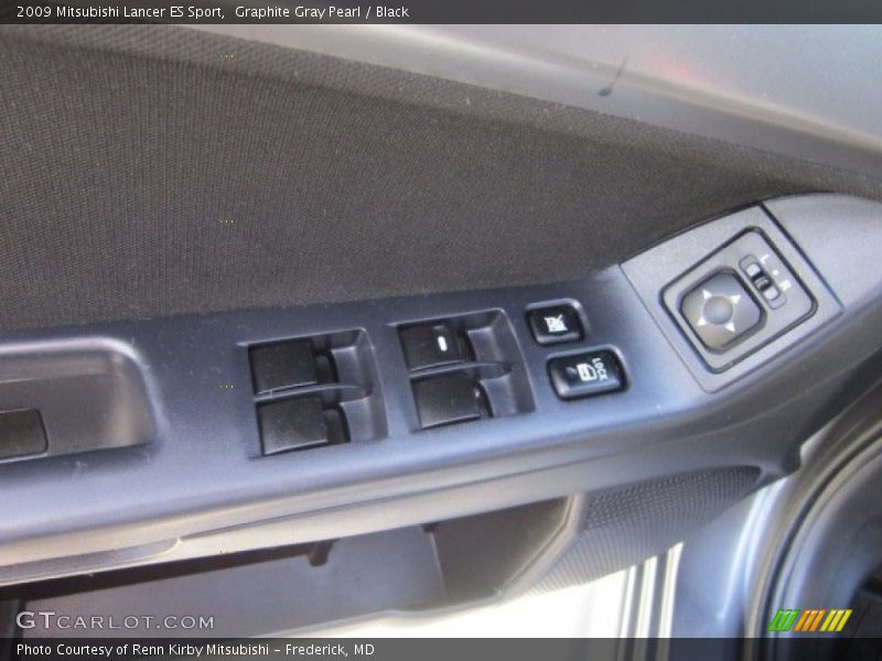 Graphite Gray Pearl / Black 2009 Mitsubishi Lancer ES Sport