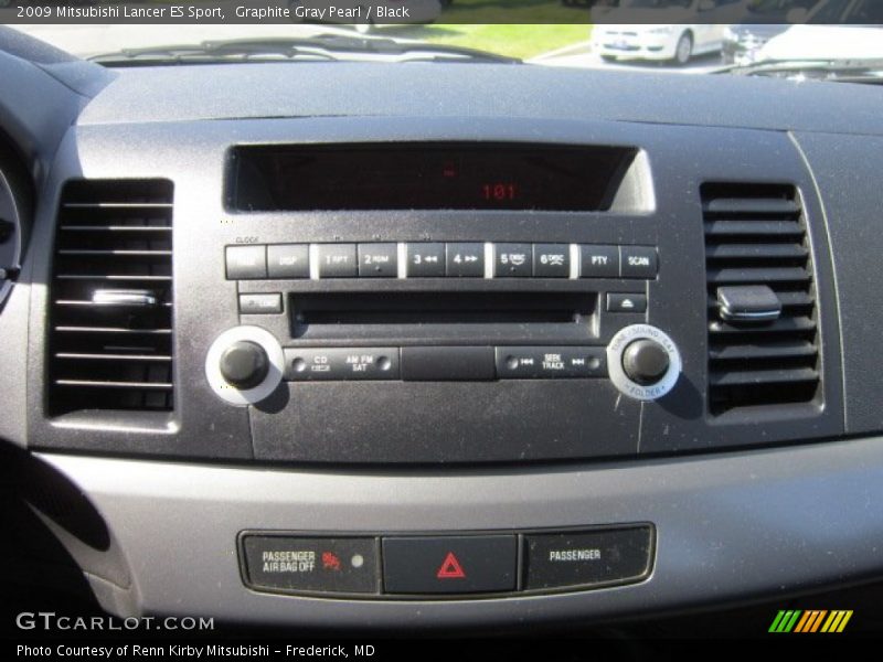 Graphite Gray Pearl / Black 2009 Mitsubishi Lancer ES Sport