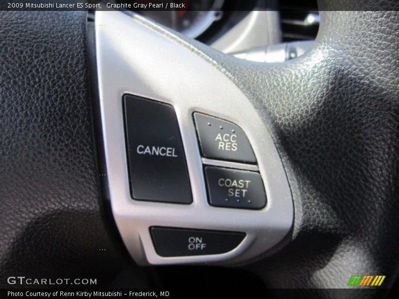 Graphite Gray Pearl / Black 2009 Mitsubishi Lancer ES Sport