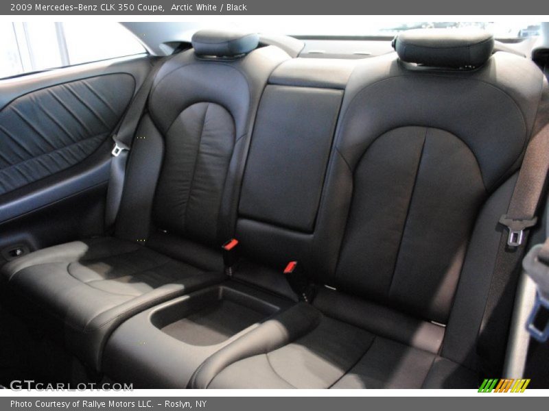 Arctic White / Black 2009 Mercedes-Benz CLK 350 Coupe