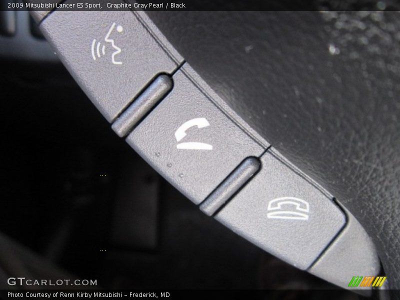 Graphite Gray Pearl / Black 2009 Mitsubishi Lancer ES Sport