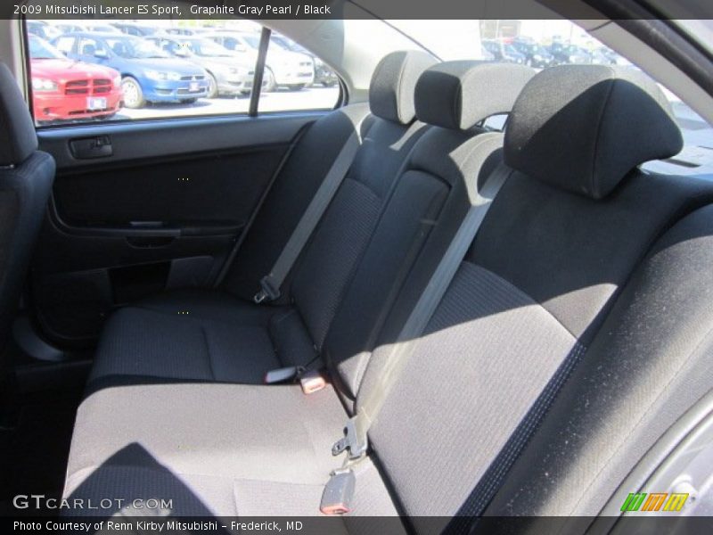 Graphite Gray Pearl / Black 2009 Mitsubishi Lancer ES Sport