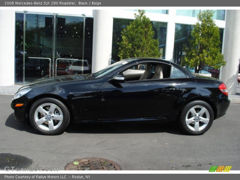 Black / Beige 2008 Mercedes-Benz SLK 280 Roadster