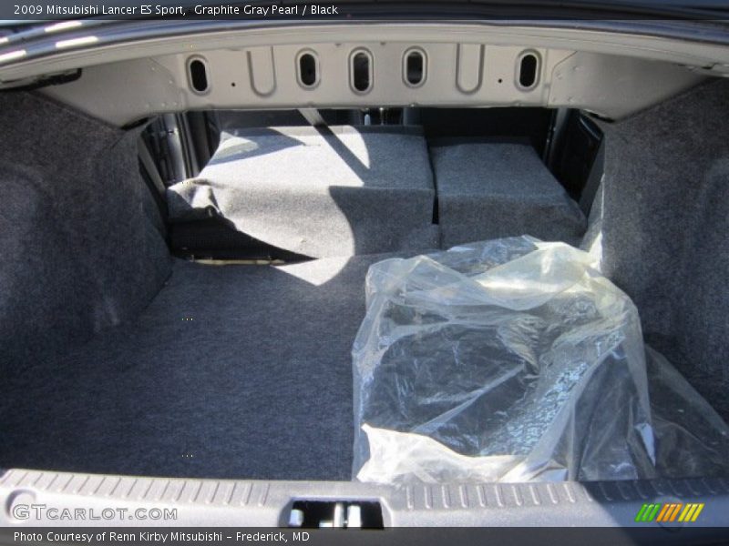 Graphite Gray Pearl / Black 2009 Mitsubishi Lancer ES Sport