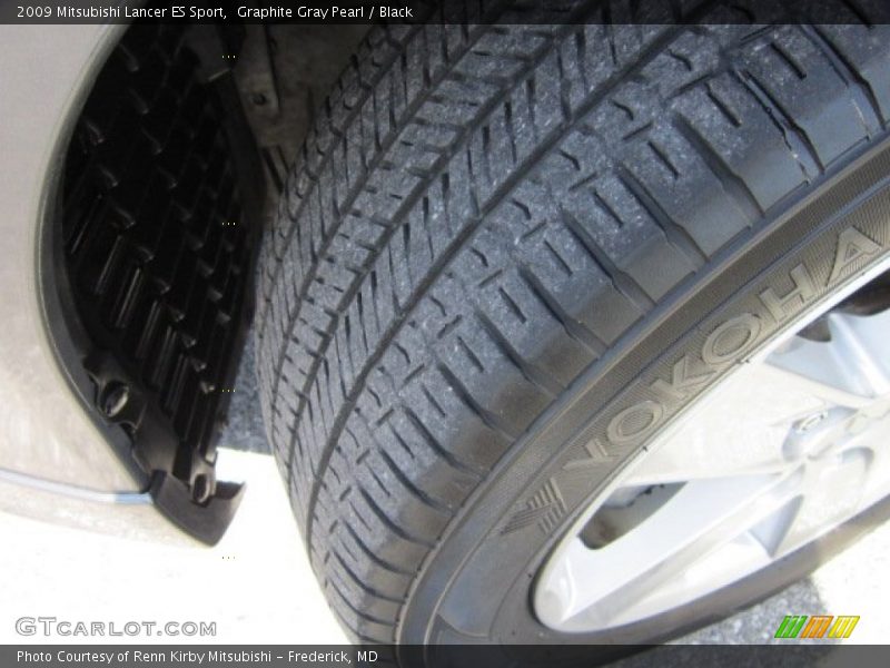 Graphite Gray Pearl / Black 2009 Mitsubishi Lancer ES Sport