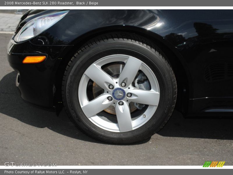 Black / Beige 2008 Mercedes-Benz SLK 280 Roadster